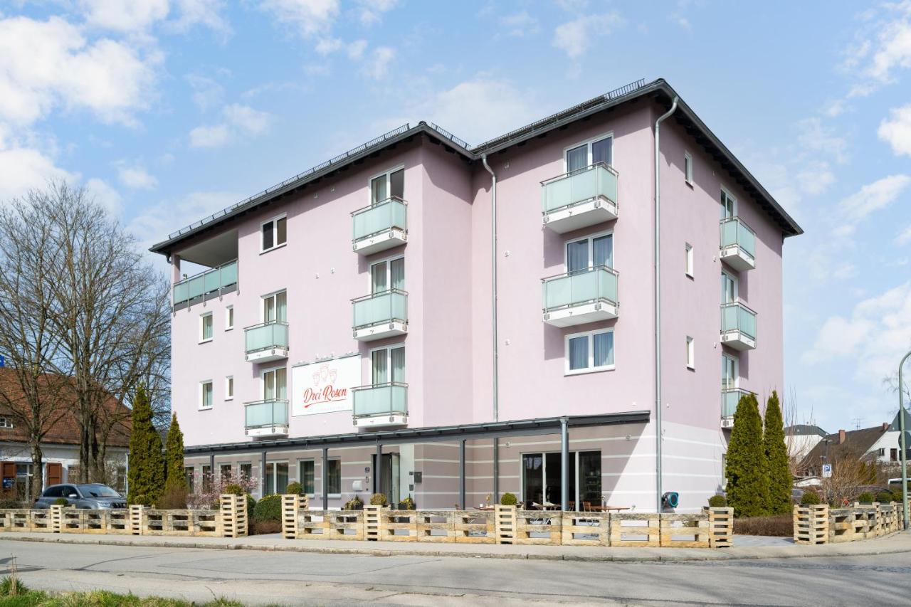 Hotel Drei Rosen Moosburg an der Isar Dış mekan fotoğraf